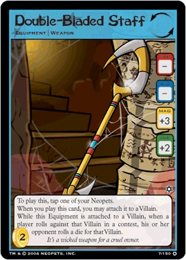 Double-Bladed Staff - Foil